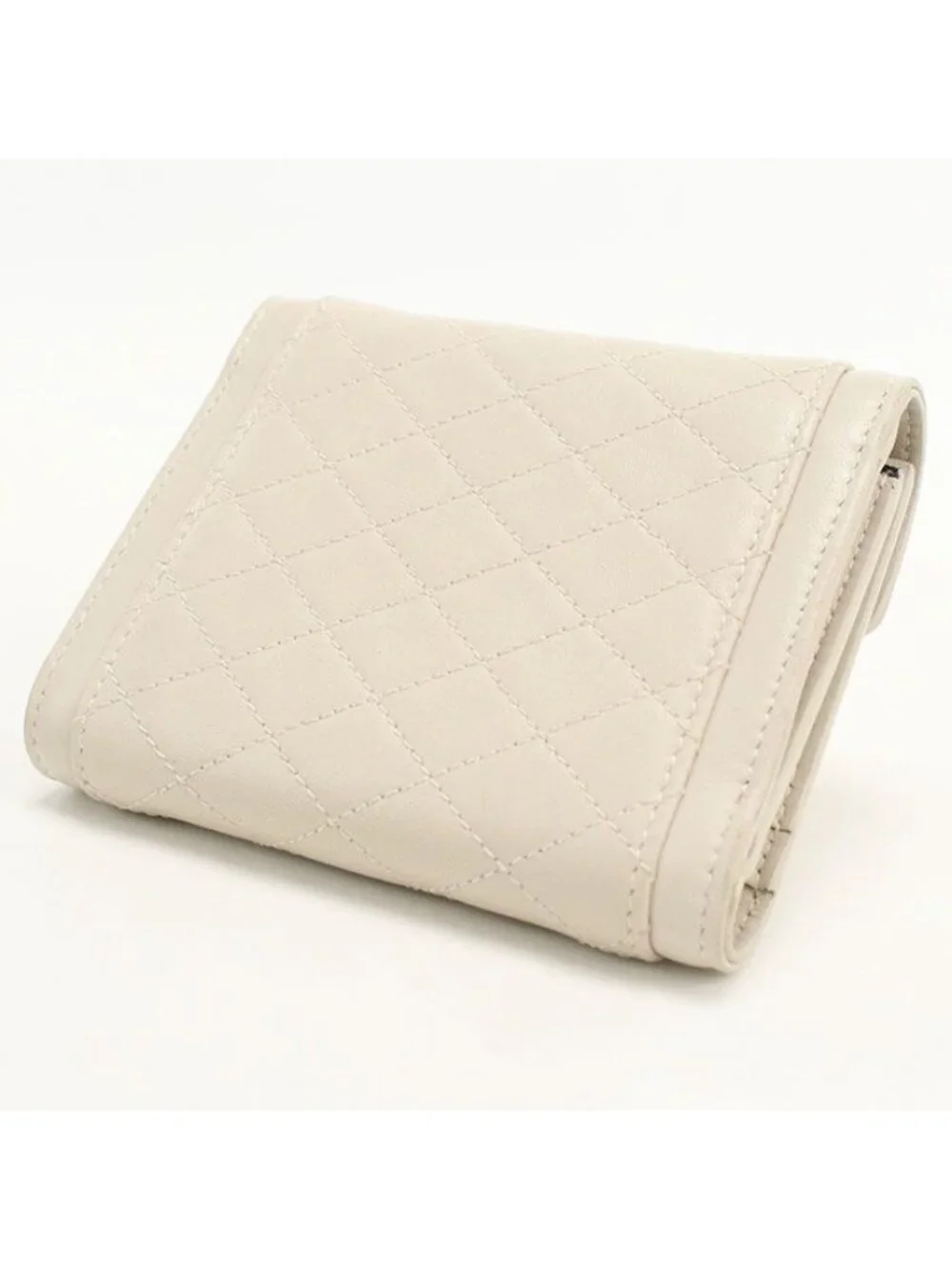 Saint Laurent Compact Wallet Gayby Trifold Calfskin